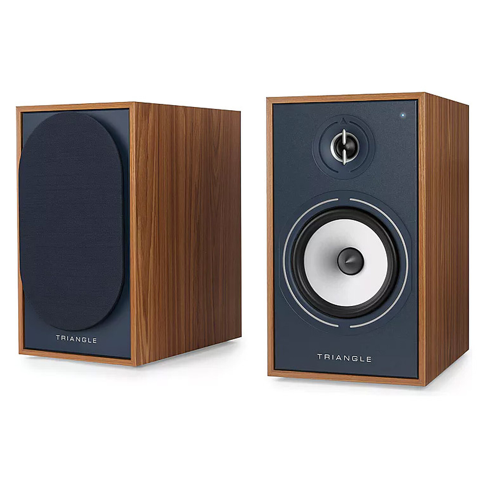 Triangle Enceinte connectée Hi-Fi Borea BR03 Connect Chêne Bleu vendues par paire