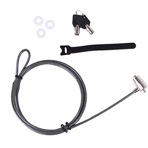 UNIFORMATIC - CABLE DE SECURITE POUR ORDINATEUR PORTABLE ET ECRAN. Ce câble anti-vol se fixe sur le slot de votre ordinateur portable afin de sécuriser votre matériel contre le vol.