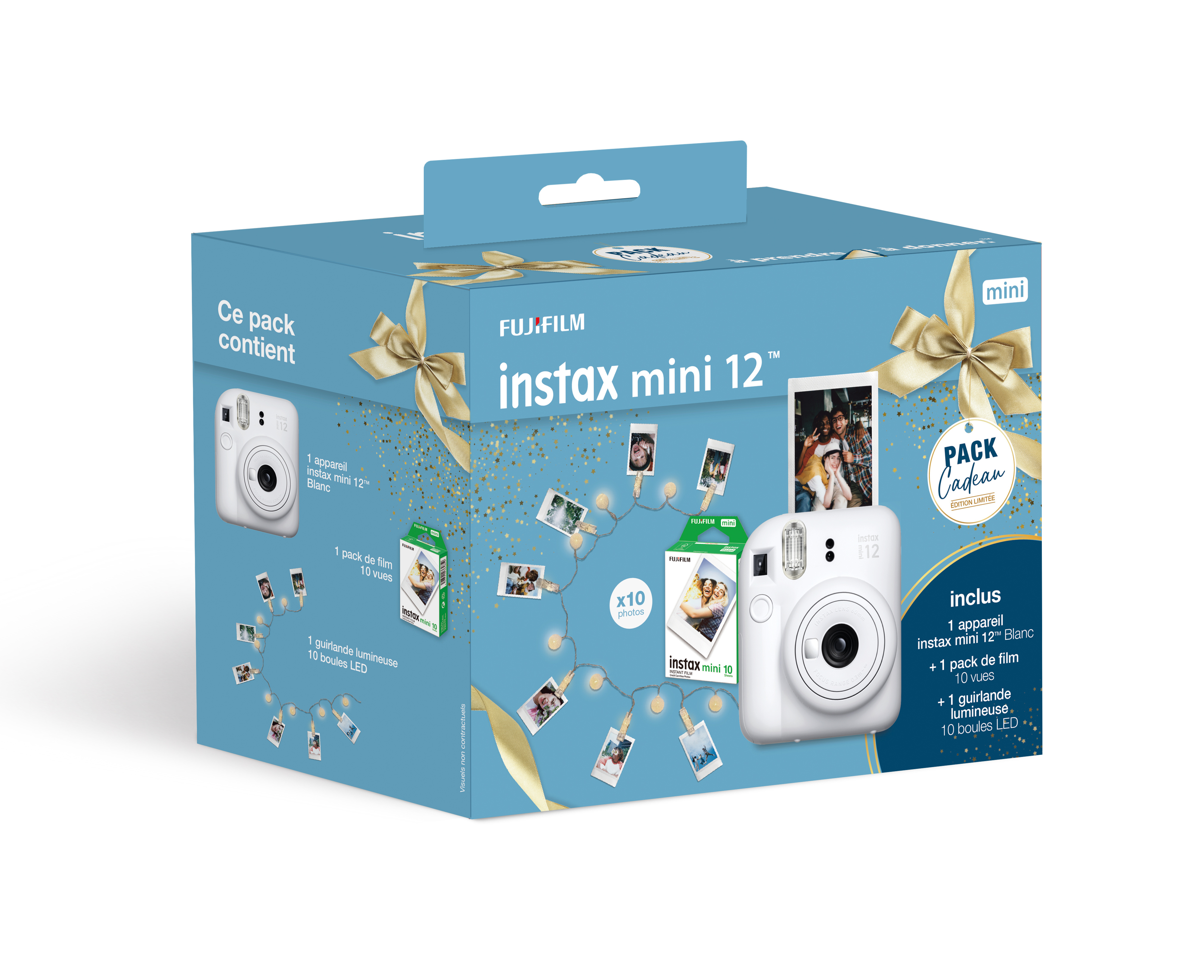 Fujifilm INSTAX MINI 12 BLANC PACK CADEAU