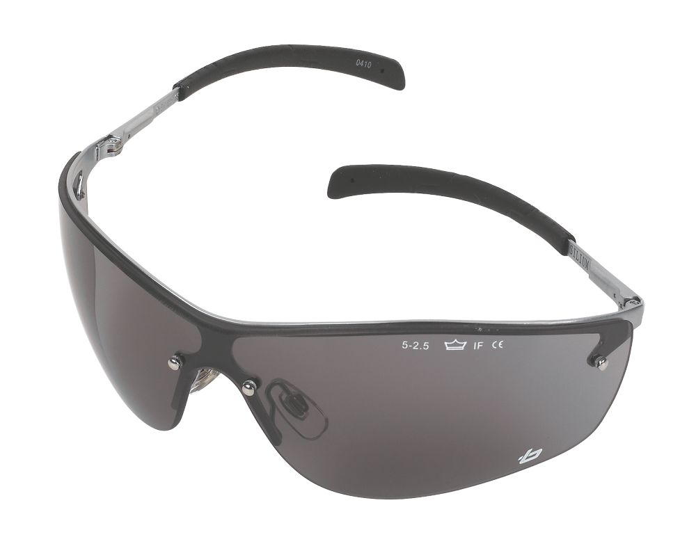 Bolle Lunettes de protection à verre fumé Silium