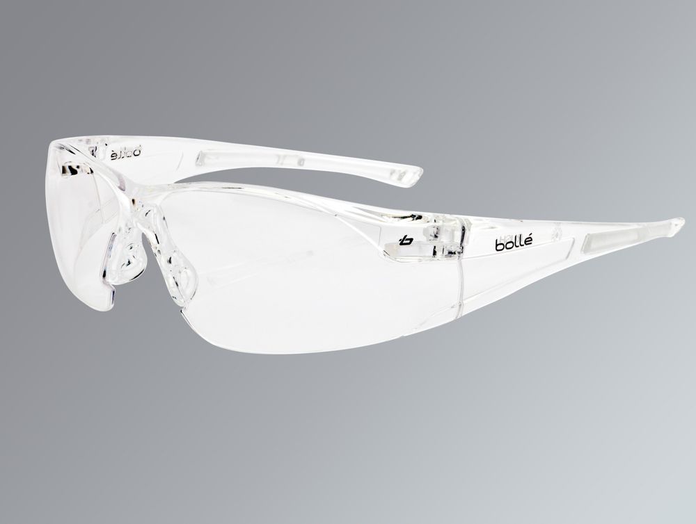 Bolle Lunettes de sécurité incolores anti-rayures anti-buée Bollé Safety Rush RUSHPSI
