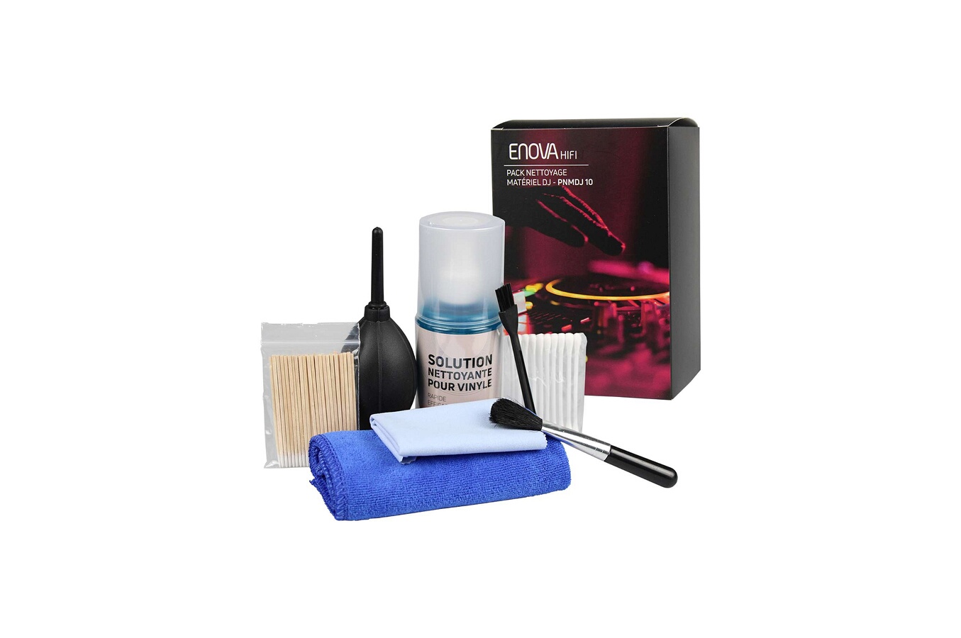 Enova Hifi Kit nettoyage platine et disque vinyle PNMDJ 10