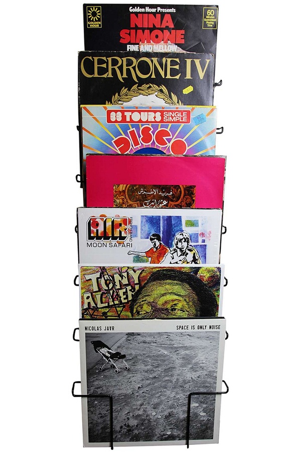 Enova Hifi Support mural pour disques vinyle VWM 60 BL noir