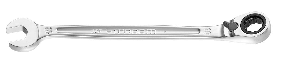 FACOM 467B.10 Clé mixte à cliquet métrique 10 mm