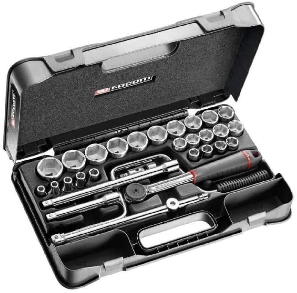 FACOM Coffret douilles 1/2'' 6 pans métriques