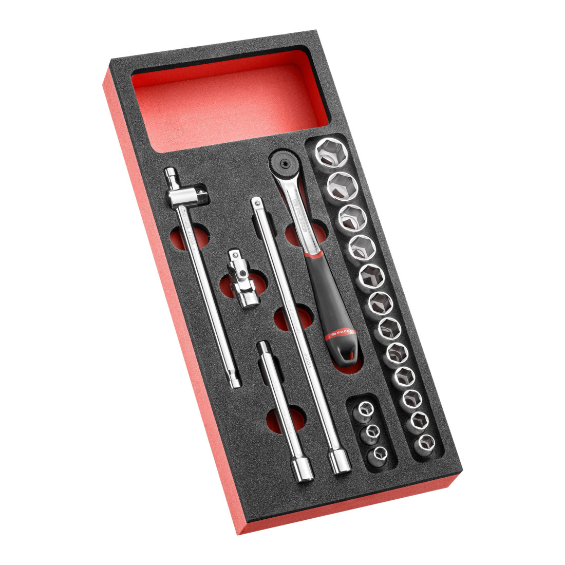 FACOM Kit de clés 3/8' J.161B 20 pièces