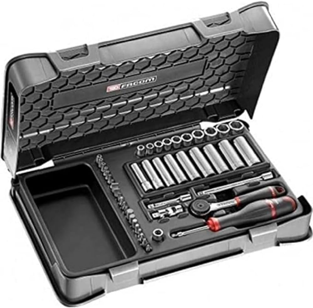 FACOM Coffret douilles 1/4'' 6 pans métriques 46 pièces