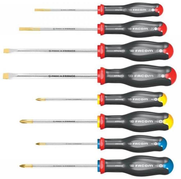 FACOM Jeu de 8 tournevis Protwist