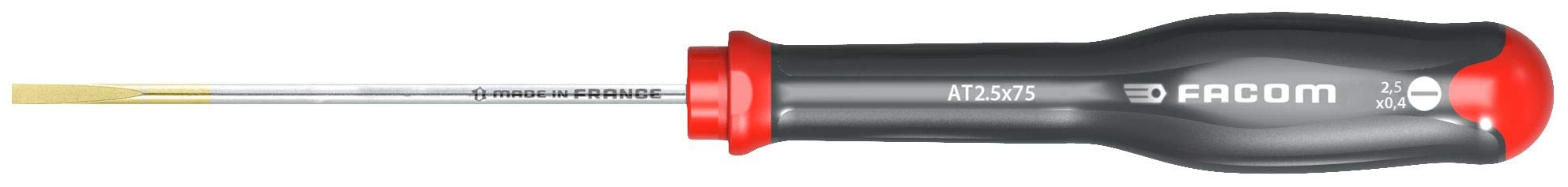 FACOM Tournevis Protwist pour vis fente 2,5x75mm longueur 169mm
