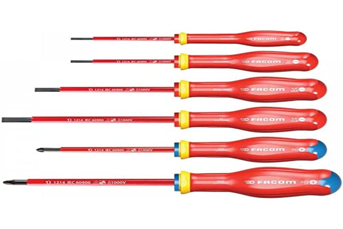 FACOM Jeu de 6 tournevis Protwist isolés 1000 V