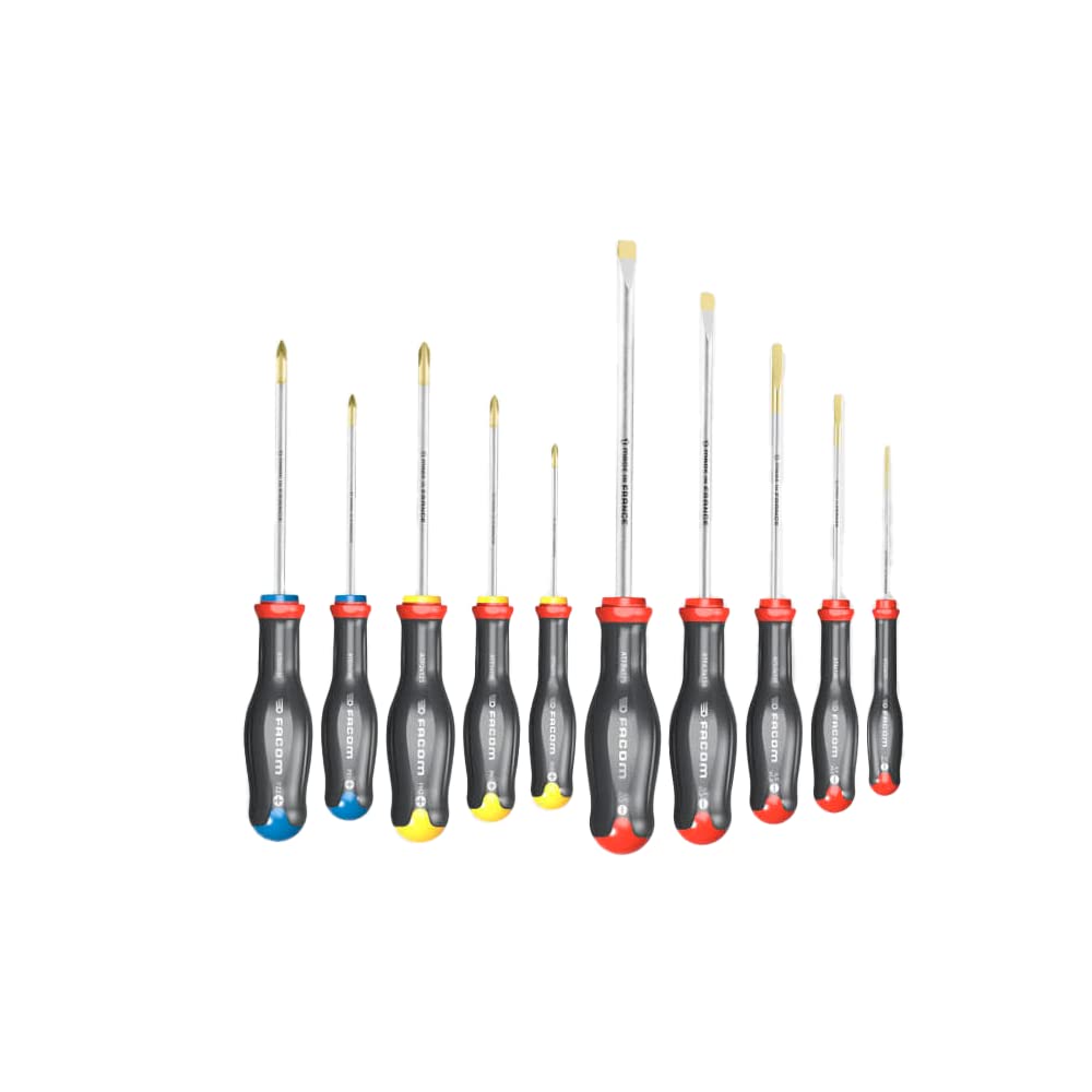 FACOM Jeu de 10 tournevis Protwist