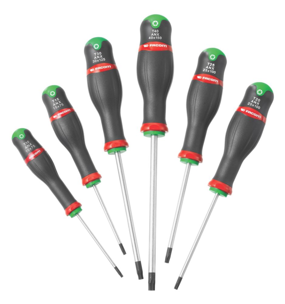 FACOM Jeu de 6 tournevis TX PROTWIST