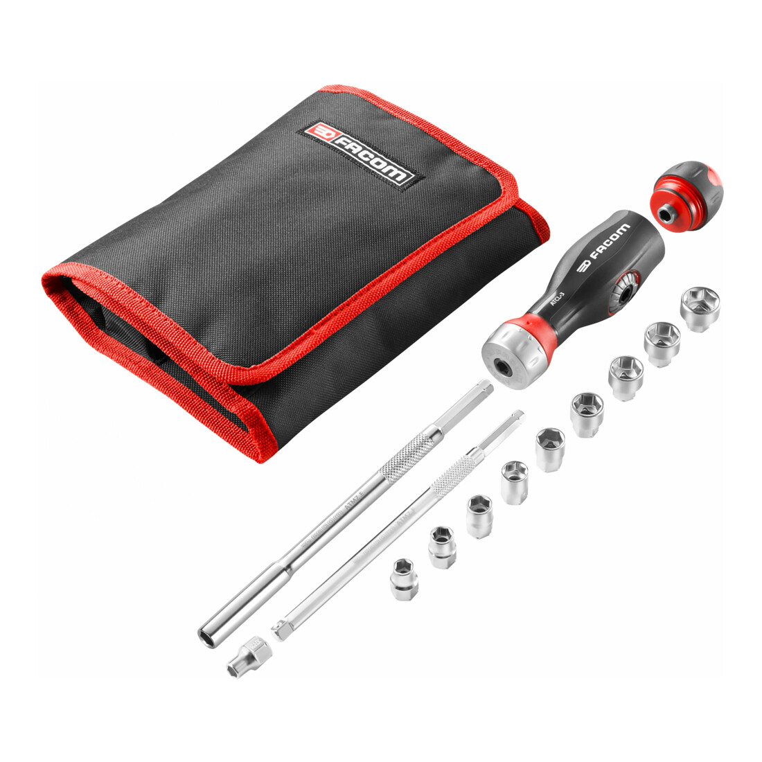 FACOM PROTWIST® Ensemble porte-embouts 5 pcs ATCL.3.12PB