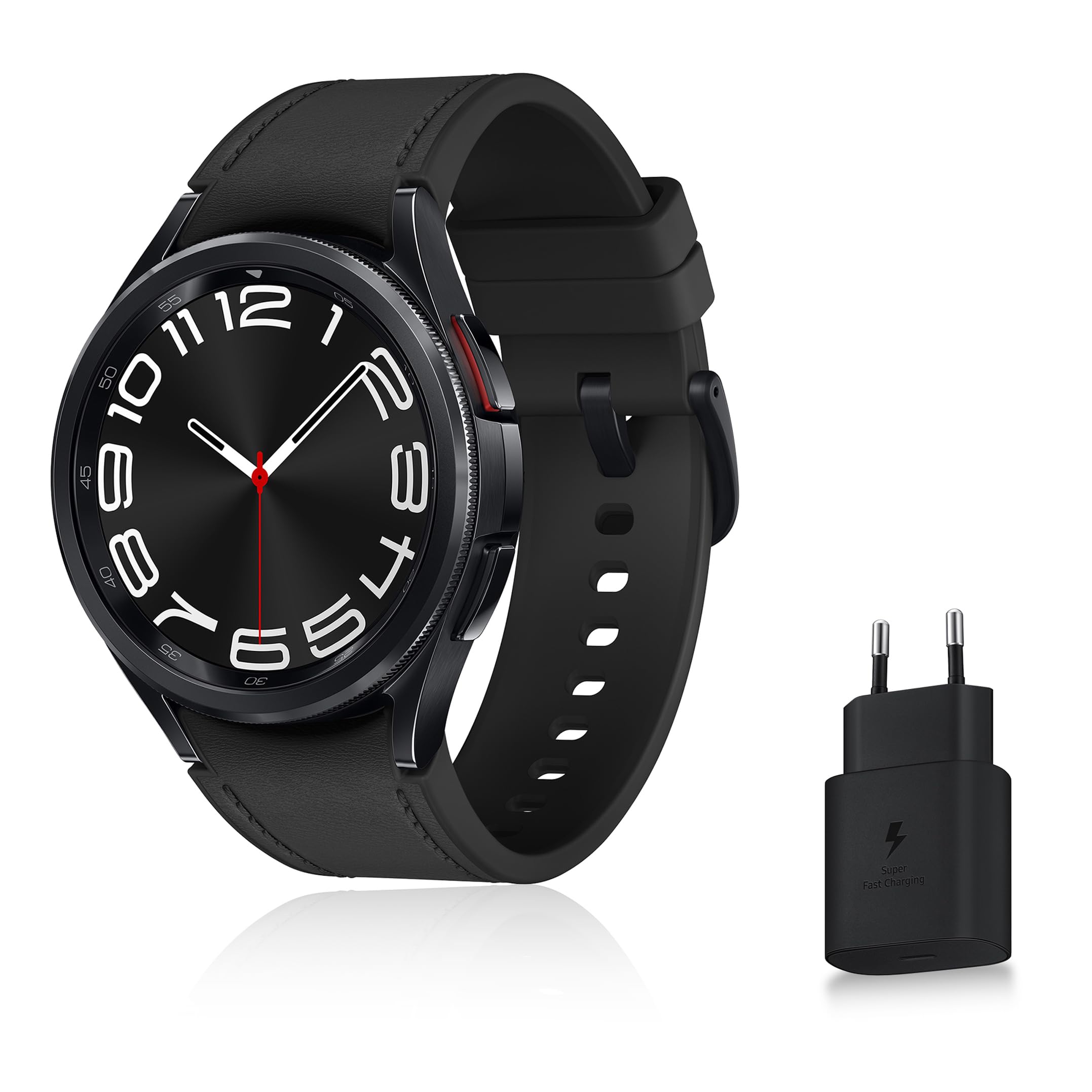 SAMSUNG Galaxy Watch6 Classic 4G (43 mm / Noir) + Chargeur
