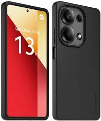 Made For Xiaomi Coque arriere semi-rigide noir pour Redmi Note 13 Pro 4G