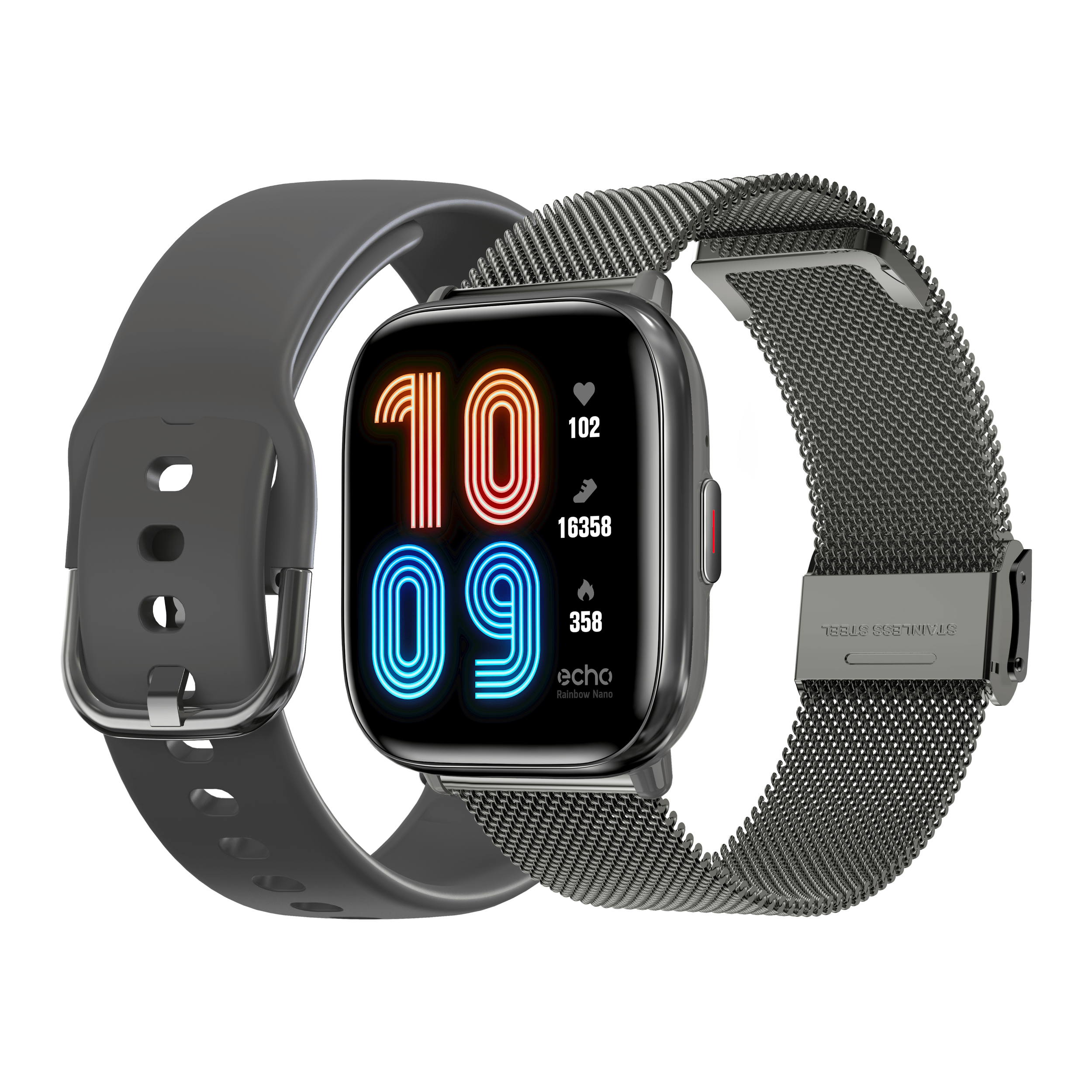 Echo ECHO RAINBOW NANO GRIS MILANAIS + GRIS SILICONE