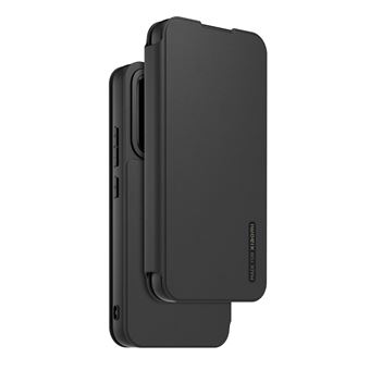 Made For Xiaomi Folio premium noir + dragonne pour Xiaomi 15