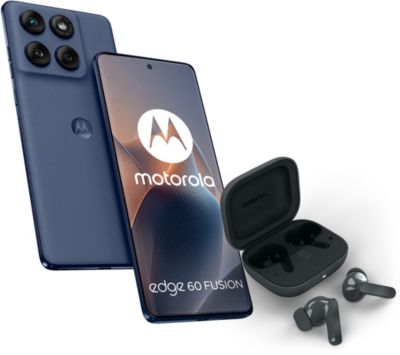 Motorola Smartphone Pack Edge 60 Fusion 256Go + Buds 25 Noir