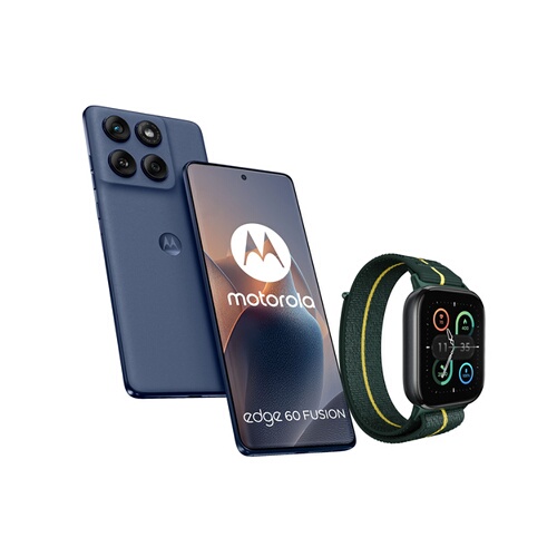 Motorola PACK Edge 60 fusion 8 256 Slipstream + Watch Fit Green