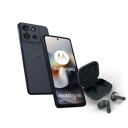 Motorola PACK MOTOROLA G56 8/256 Go Noir +  buds Bass Dark shadow