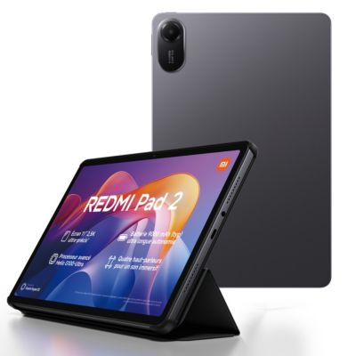 Xiaomi Tablette Android Pack Redmi Pad2 128Go Wi-Fi Gris + Etui