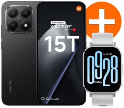 Xiaomi Smartphone Pack 15T Noir 256Go 5G+RedmWatch5 Active