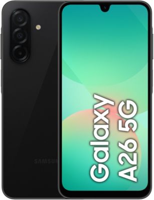 SAMSUNG Smartphone Pack A26 Noir 128Go + Powerbank