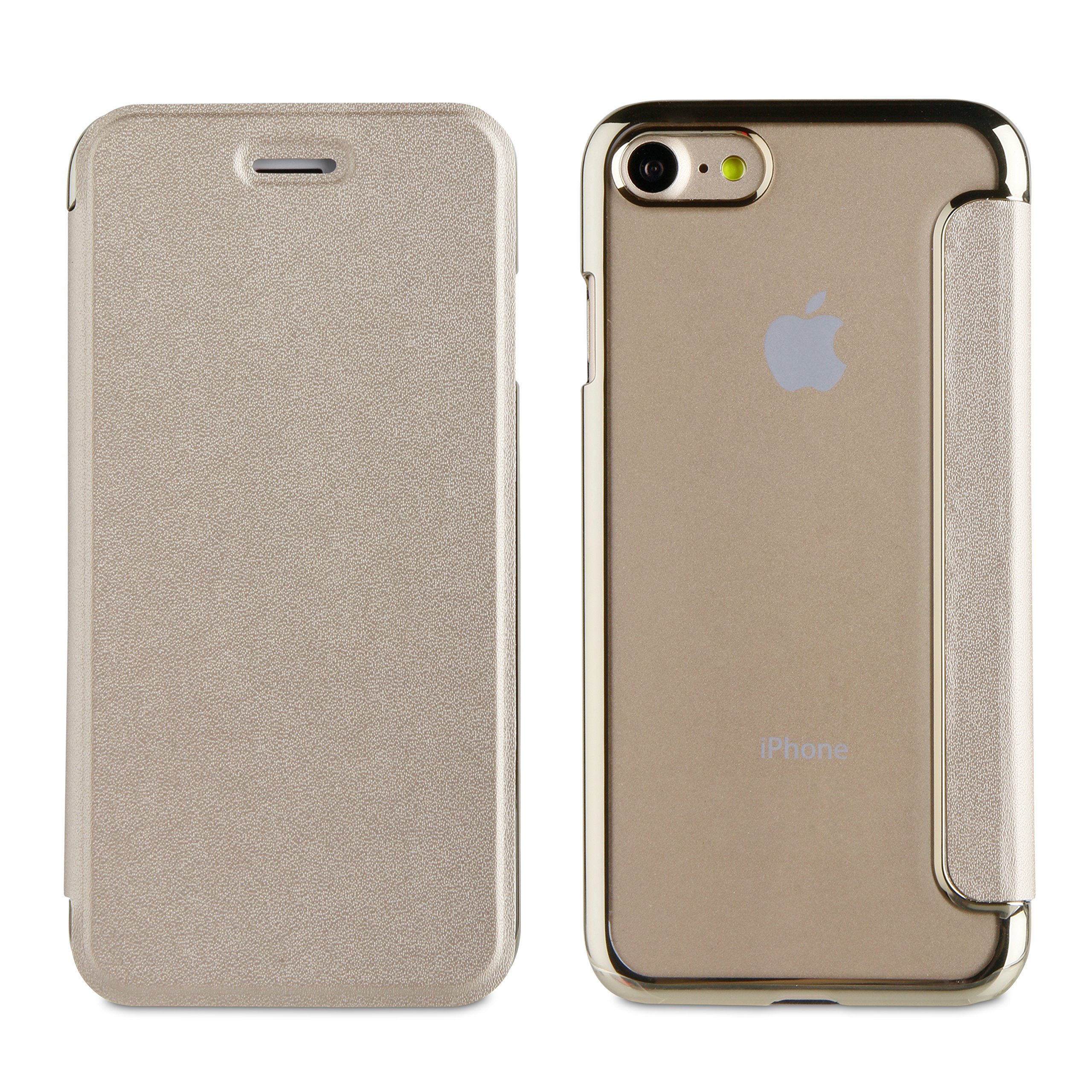 Muvit LIFE Etui FOLIO Case BLING OR + BORD OR Pour APPLE IPHONE 7