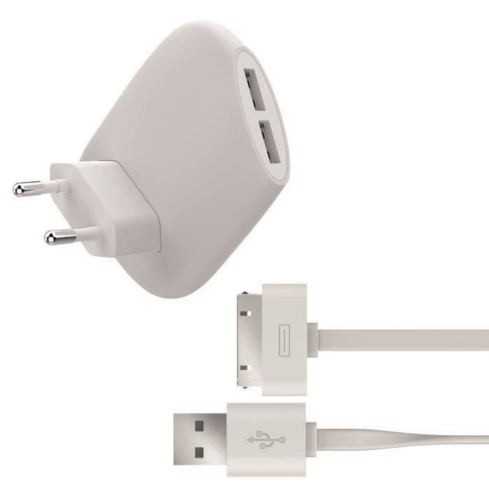 Muvit FOR CHANGE 1 USB 2.4A Chargeur Secteur (12W)