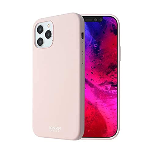SO SEVEN Coque Smoothie Rose poudré: Apple iPhone 12 Pro Max