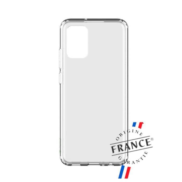 Muvit FR Coque crystal soft renforcée pour Samsung Galaxy A02S