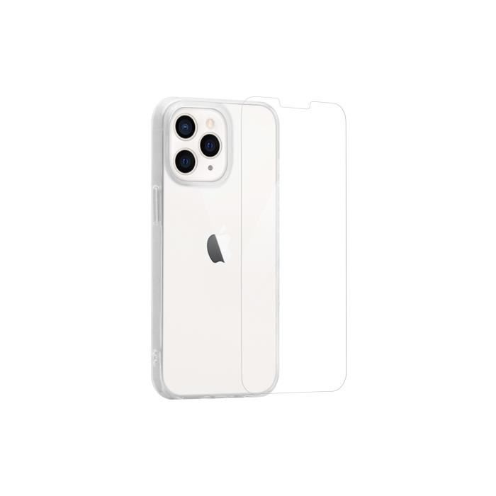 MYWAY Coque souple + verre trempé iPhone 13 Pro
