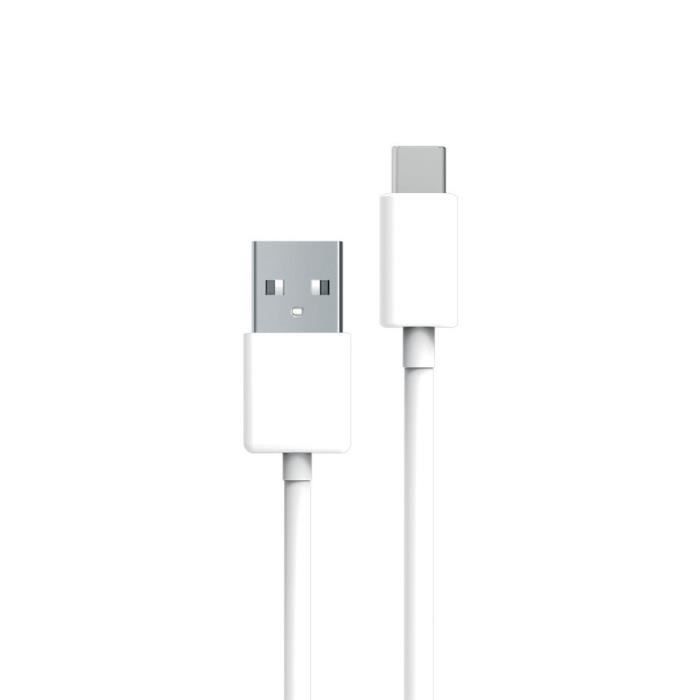 MYWAY CABLE USB-A USB-C 2M BLANC