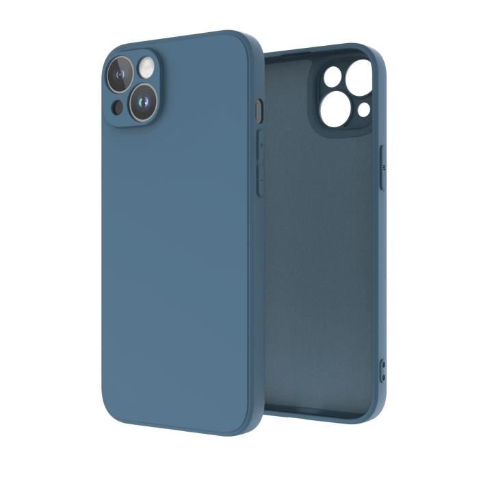 MYWAY COQUE SMOOTHIE TPU BLEU IPHONE 14 PLUS