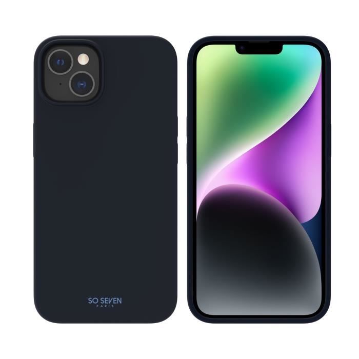 SO SEVEN COQUE SMOOTHIE RECYCLEE BLEU IPHONE 14