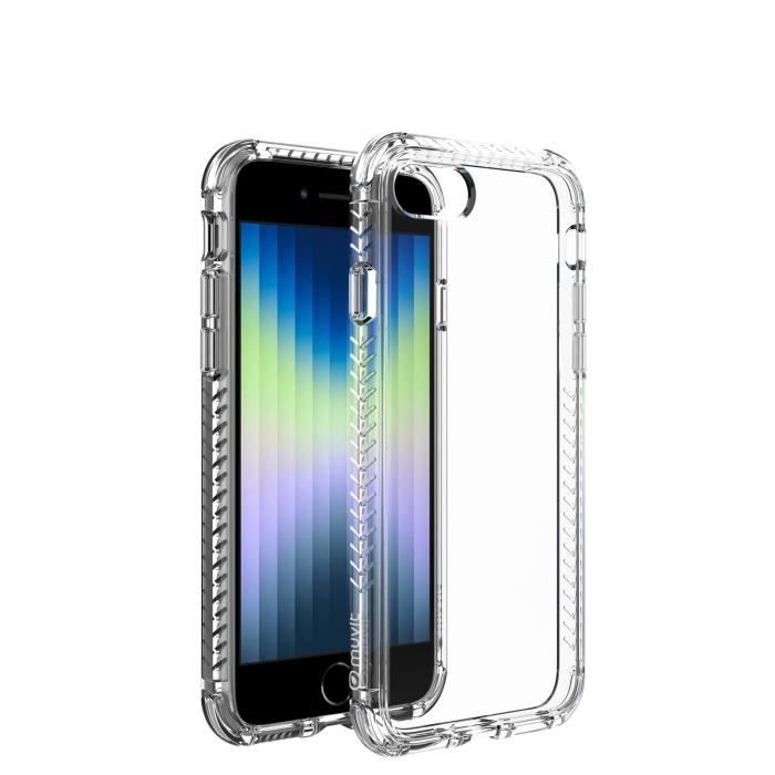 Muvit FOR FRANCE COQUE TRANSPARENTE RENFORCEE 3M IPHONE SE/8/7/6S/6