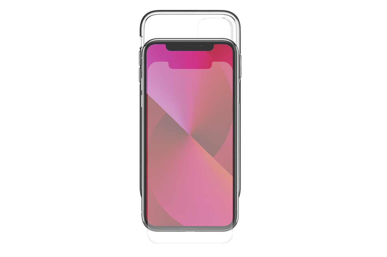 Muvit For Change Pack coque transparente + verre trempé iPhone 11