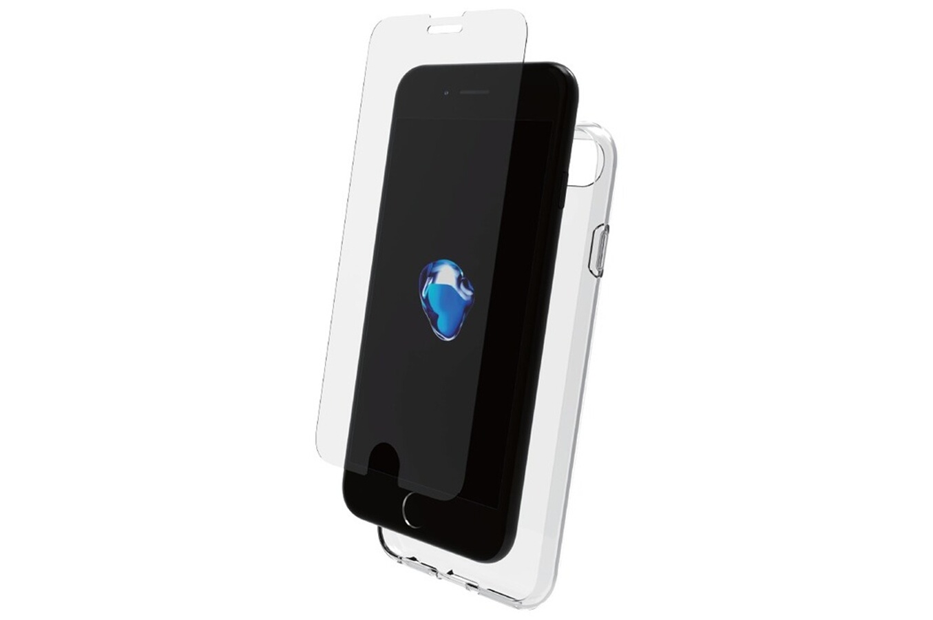 Muvit For Change PACK COQUE + VERRE TREMPE IPHONE SE/8/7/6S/6