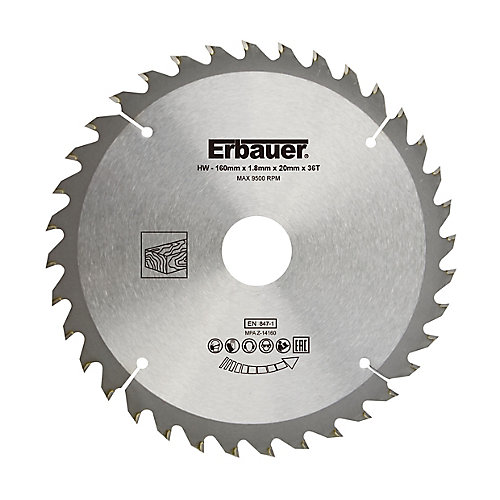 Erbauer Lame de scie circulaire  160 mm