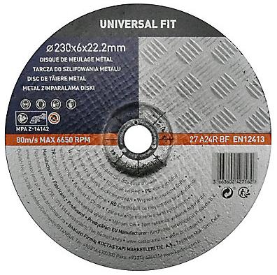 Universal Fit Disque de meulage métal 230x6x22,2 mm Universel fit