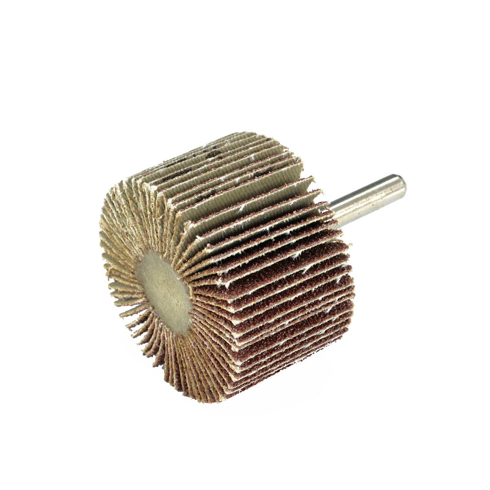 Universal Fit Rouleau abrasif Universal pour perceuse 50 x 30 mm, Grain 80
