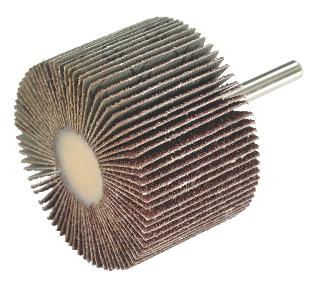 Universal Fit Rouleau abrasif Universal pour perceuse 60 x 40 mm, Grain 180