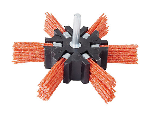 Universal Brosse nylon pour perceuse 100 mm