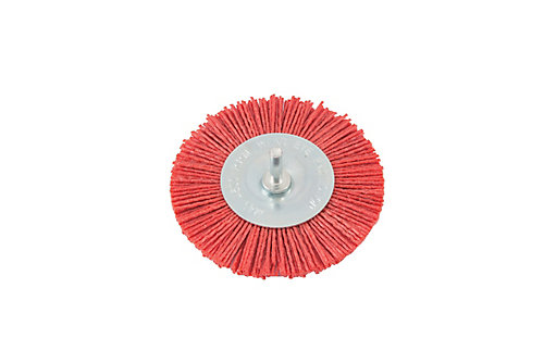 Universal Brosse circulaire nylon pour perceuse 100 mm