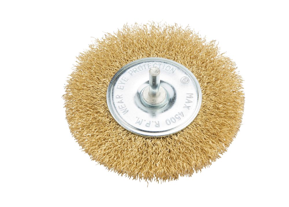 Universal Fit Brosse circulaire acier pour perceuse Universal 100 mm