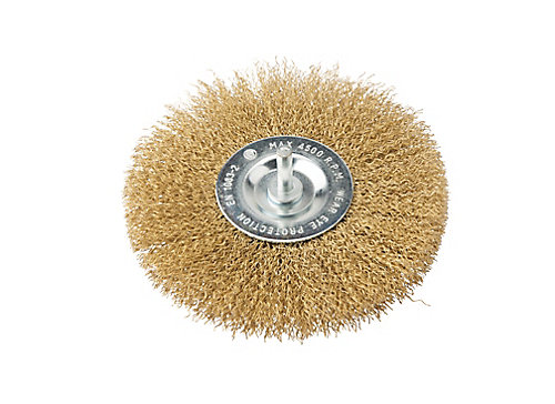 Universal Brosse circulaire acier pour perceuse 120 mm