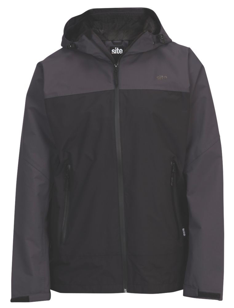 Site Veste de travail imperméable Ninebark gris / noir taille XL