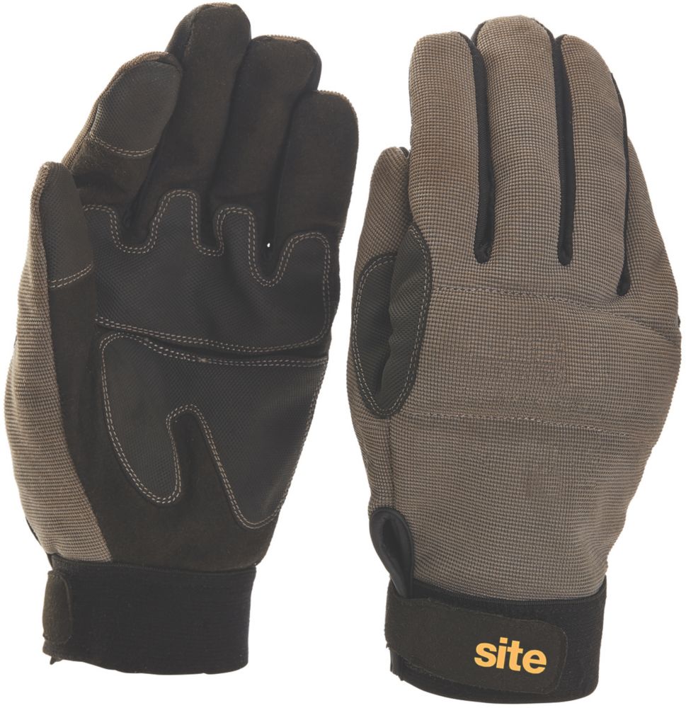 Site Gants de manutention haute performance KF350 gris / noir taille L