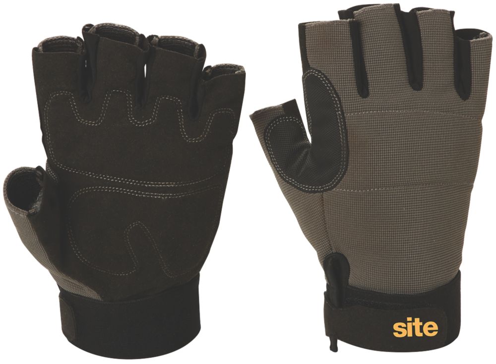 Site Mitaines de travail hautes performances KF410 gris / noir taille L