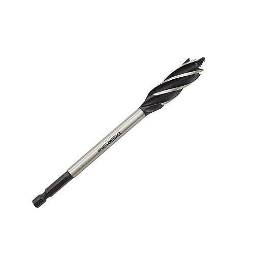 Erbauer Foret bois Ø.16 x L.165 mm DRL89980 en acier à haute teneur en carbone (HCS) emmanchement Hex